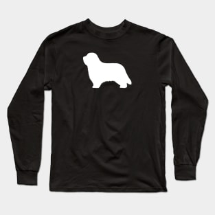 Bearded Collie Silhouette Long Sleeve T-Shirt